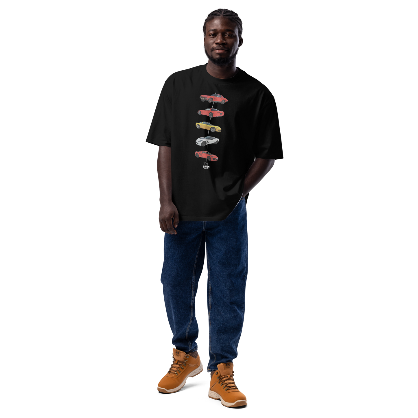 Corvettes Over Time Tee – Evolution of an Icon