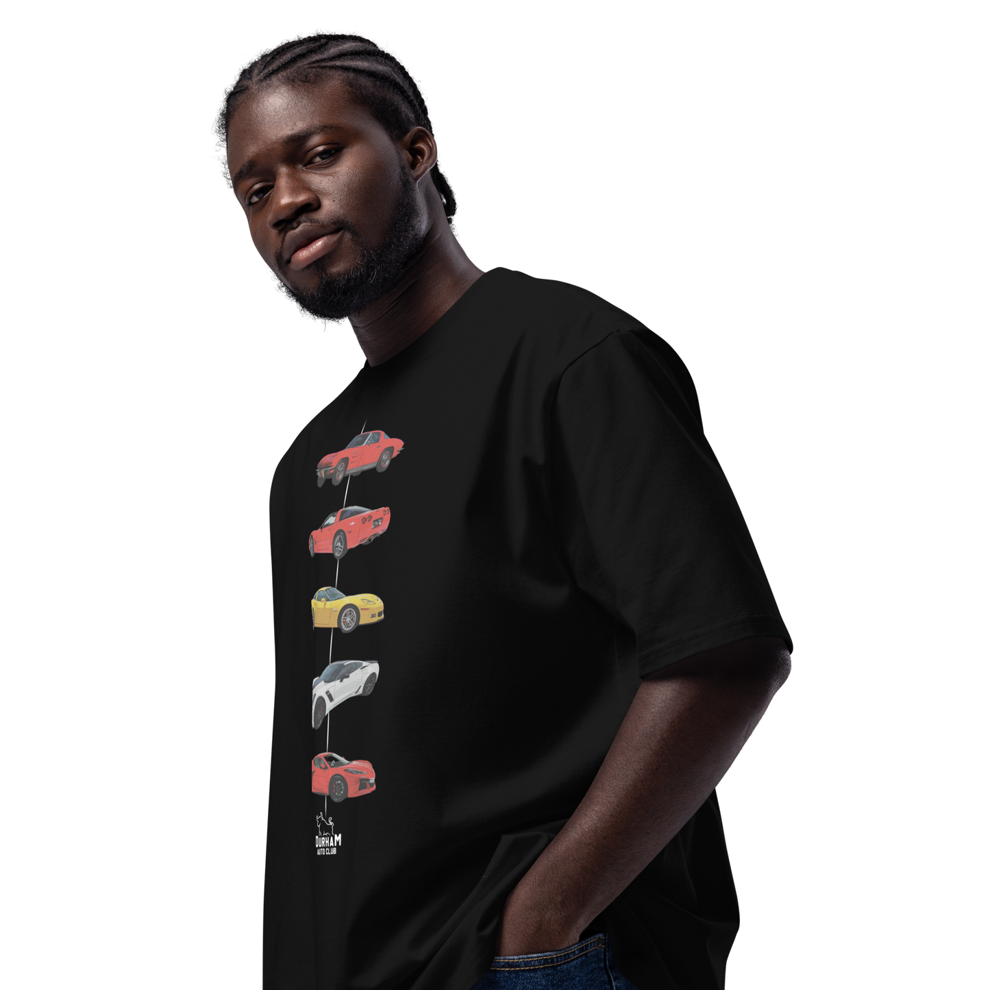 Corvettes Over Time Tee – Evolution of an Icon