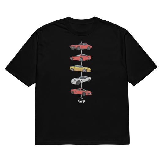 Corvettes Over Time Tee – Evolution of an Icon
